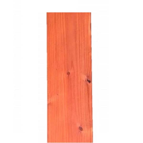 Redwood Empire 3/4 in. x 7-1/2 in. x 6 ft. Redwood Con Heart Flat-Top Fence Picket
