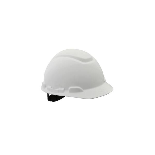 3M White Non-Vented Hard Hat with Pinlock Adjustment