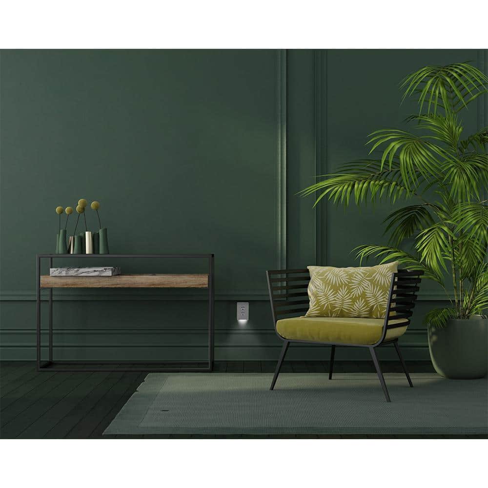 Almond Plastic Rocker Nightlight Wall Plate with LED