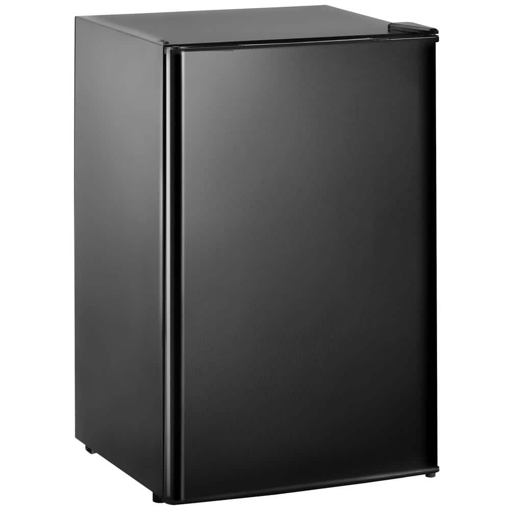 3.2 cu. ft. Mini Fridge in Black 5 Settings Temperature Compact Refrigerator with Freezer and Reversible Door