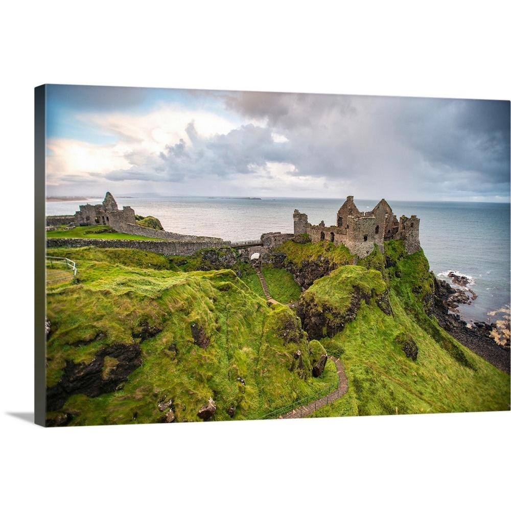 Dunluce Castle, County Antrim, Ireland by Circle Capture Canvas Wall Art price history on PriceWatchPro