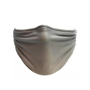 Multipurpose Washable/Reusable Dust, Pollen and Germ Mask in Silver