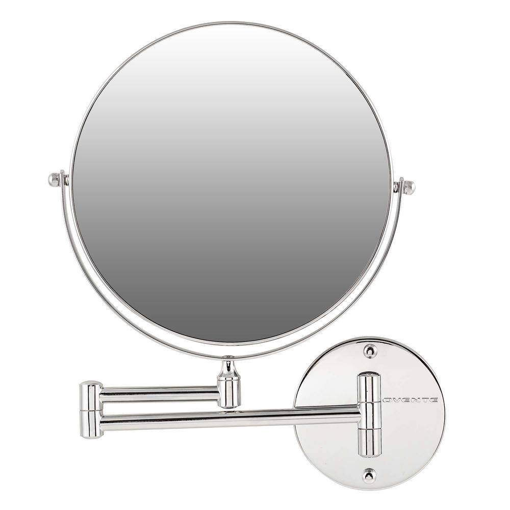 Small Round Polished Chrome Tilting Modern Mirror (13.6 in. H x 1.6 in. W) price history on PriceWatchPro