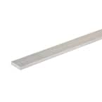 1 in. x 96 in. Aluminum Flat Bar with 1/8 in. T