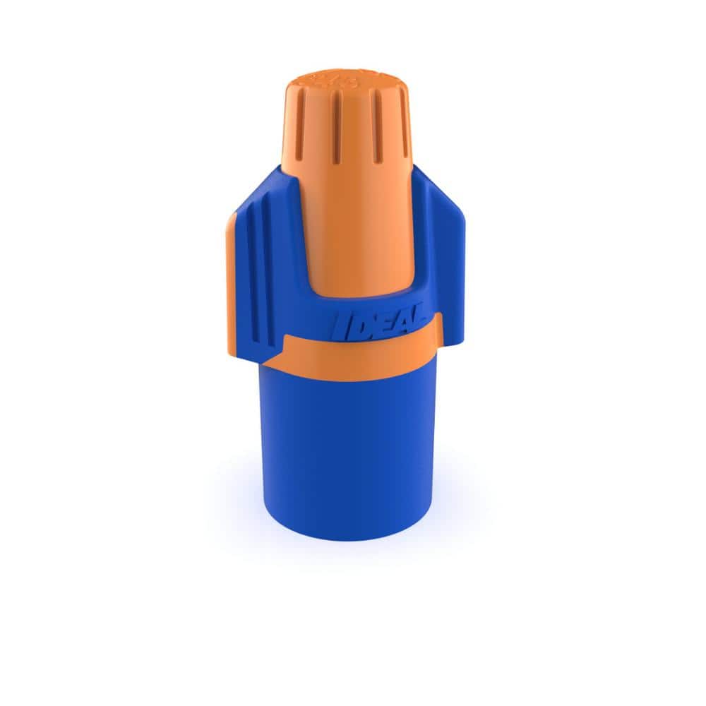IDEAL Twister ProFLEX Mini Orange/Blue Wire Connector, Jar of 175