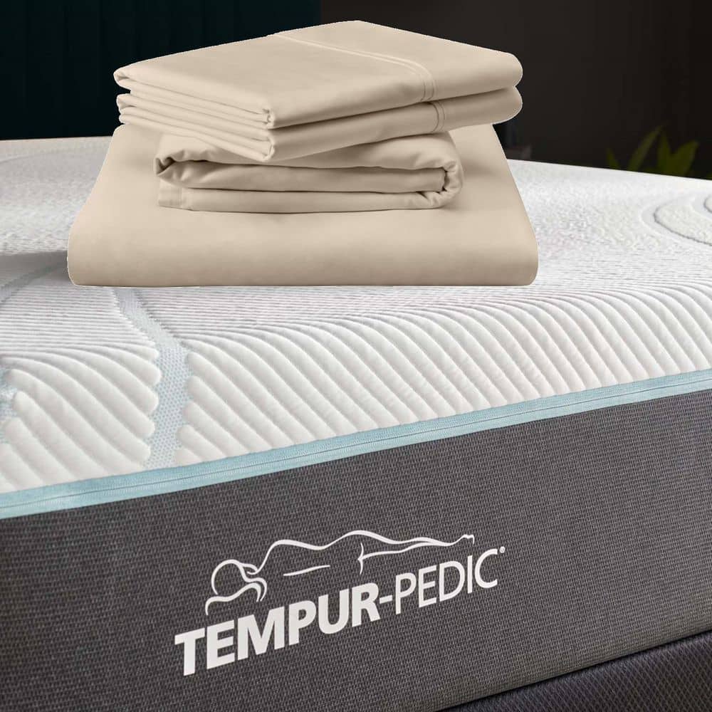 Queen Sandstone Egyptian Cotton Sheet Set