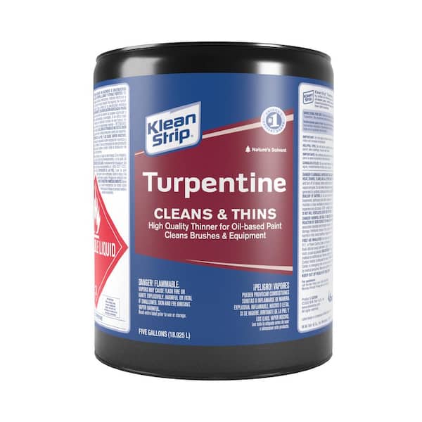 Klean-Strip 1 gal. Pure Gum Spirits Turpentine Paint Thinner GGT69 - The  Home Depot