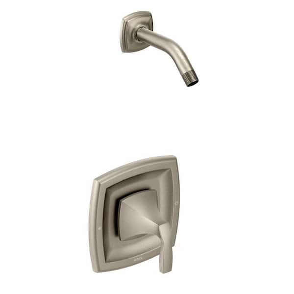 MOEN Voss Single-Handle Shower Trim Kit in Brushed Nickel (Valve and Shower Head Not Included)