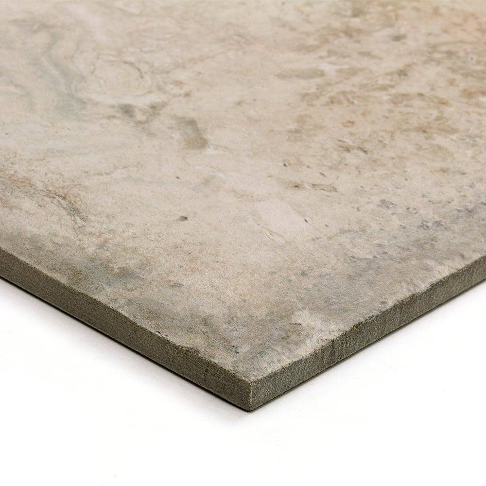 Ravello 24" x 24" Natural Beige Porcelain Stone Look Tile
