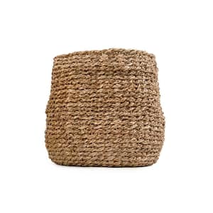 Concave Hand Woven Seagrass Medium without Handles Basket
