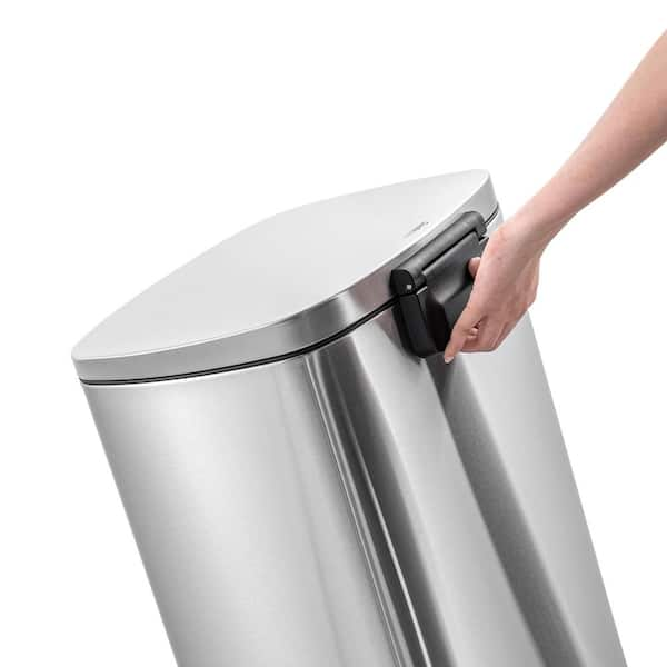 Qualiazero 13.2 gal Rectangular Step Trash Can, Plus Two 1.3 gal Trash 2024 Cans