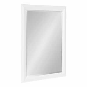 Whitley 23.97 in. W x 33.97 in. H White Rectangle Transitional Framed Decorative Wall Mirror