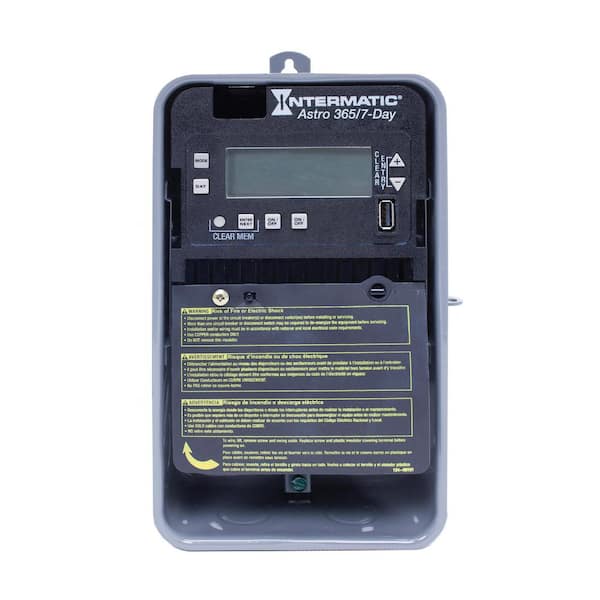 Astronomic 7-Day/365-Day 120-277- Volt AC Outdoor 2-Circuit Electronic Control, 2-SPST/DPST, Metal Enclosure