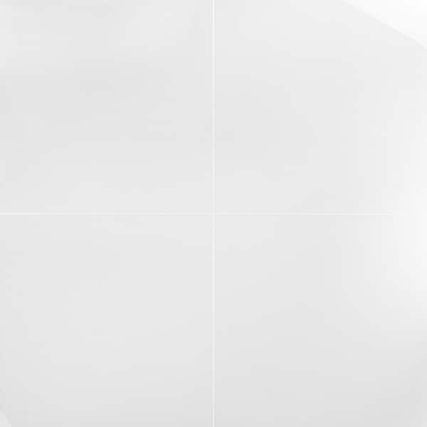 Ivy Hill Tile Lucid Nanoglass White 24 in. x 24 in. Polished Porcelain Floor and Wall Tile (11.62 Sq. Ft./Case)