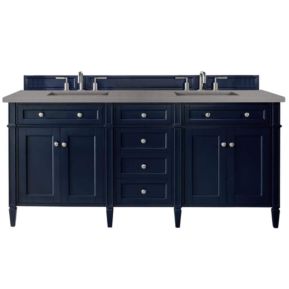 Brittany 72 in. W x 23.5 in.D x 34 in. H Double Bath Vanity Cabinet in Vict