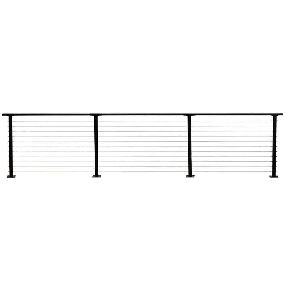 18 ft. Deck Cable Railing, 36 in. Base Mount, Black price history on PriceWatchPro