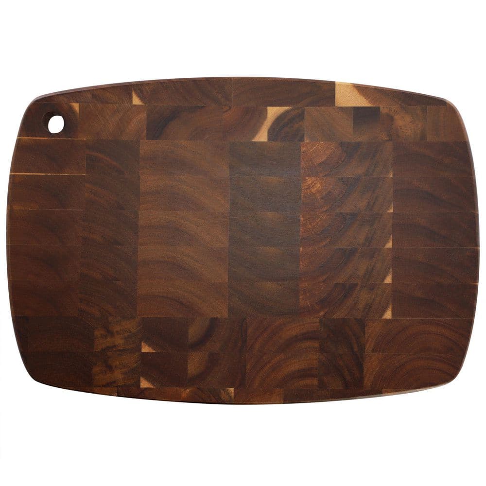 Megachef 15.5 x 10.5 in. Acacia Wood Rectangular Cutting Board with ...