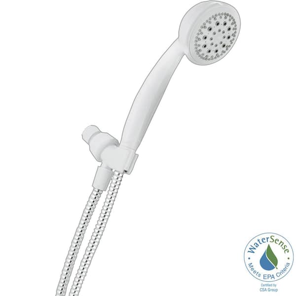 Peerless 5-Spray Hand Shower with Pause in White