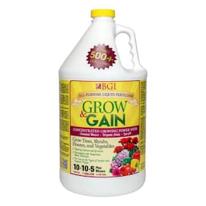 Grow and Gain 1 gal. All Purpose Liquid Plant Food Concentrate 10-10-5