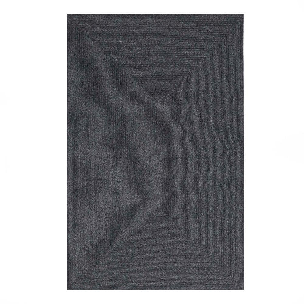 Superior Braided Solid Indoor/ Outdoor Area Rug  6  x 9   Brick