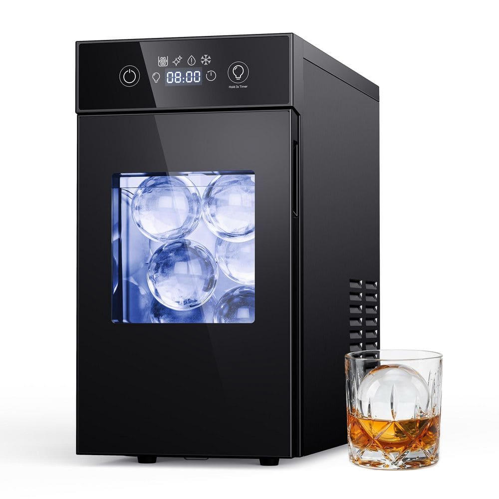 SIMZLIFE 6.9 in. 21.56 lbs. Craft Ice Countertop Portable Ice