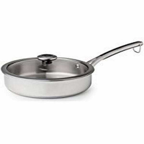 Revere Stainless Steel 11 in. Saute Pan with Lid