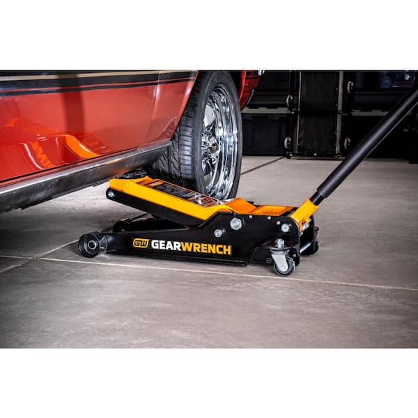 GEARWRENCH 3-1/2 Ton Low-Profile Quick Lift Floor Jack with 3-Ton