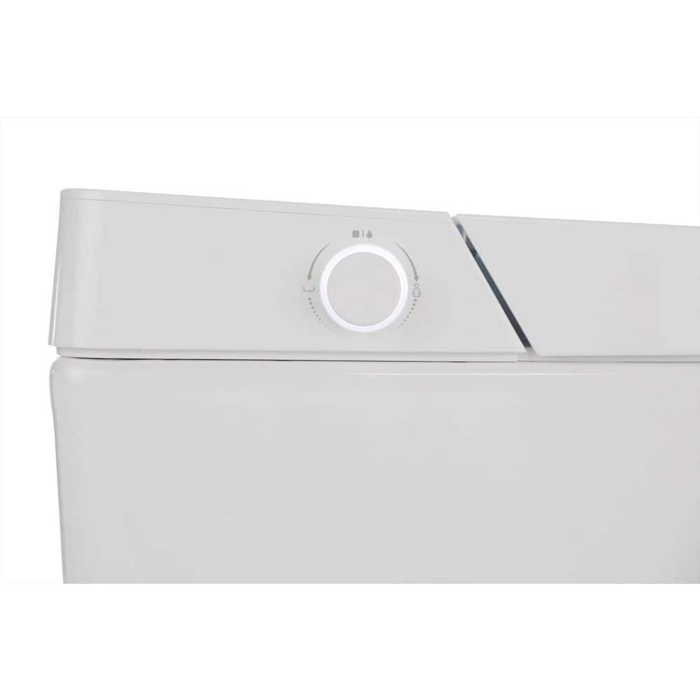 White ADA Chair Height Smart Bidet Toilet with LED Nightlight