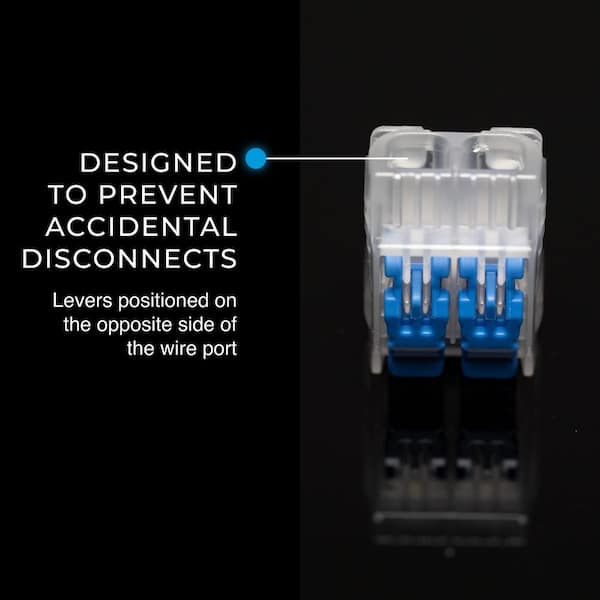 IDEAL - In-Sure Lever Wire Connector, 12 AWG, 2-Port, Bag of 10