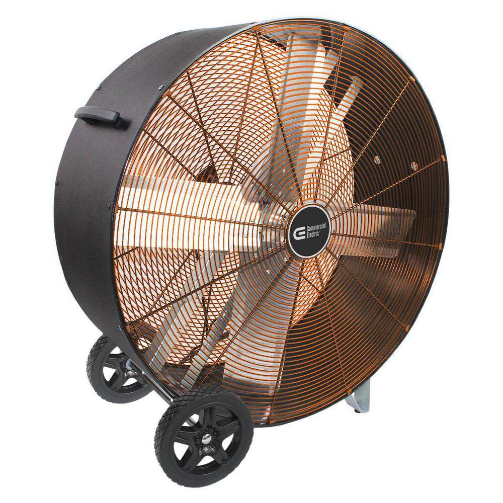 38 in. Poly Drum Fan in Black with Wheels, Built-in Handles, and 7.5 ft. Power Cord price history on PriceWatchPro