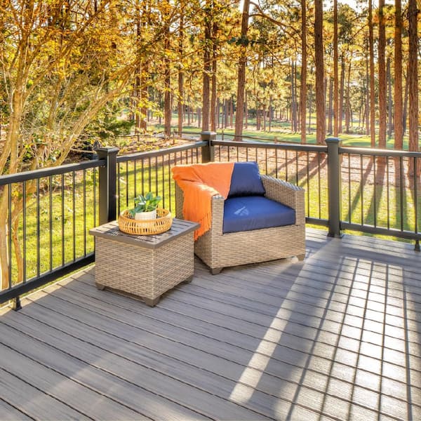 Enhance Naturals 1 in. x 6 in. x 16 ft. Rocky Harbor Grooved Edge Composite Deck Board