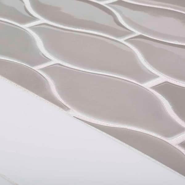 Jeffrey Court Allegro White 3 in. x 12 in. Glossy Ceramic Wall Tile (16.5 sq. ft. / case)