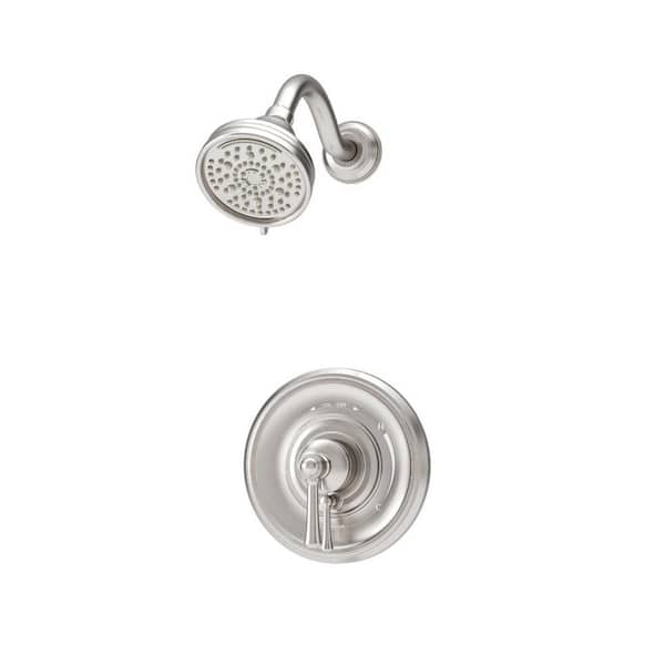 Symmons Braston HydroMersion Single Handle Shower Trim Kit in Satin Nickel 1.5 GPM (Valve Not Included)