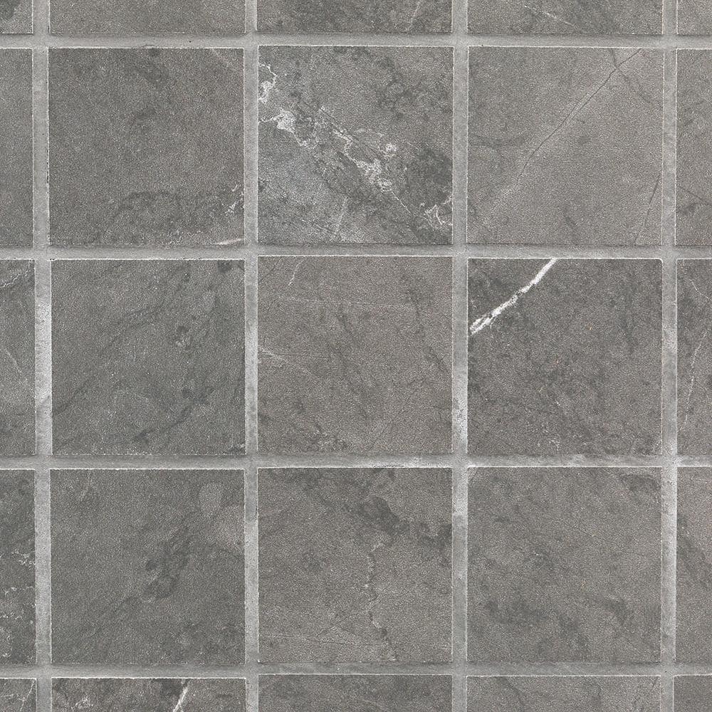Grace Dark Gray Matte Porcelain Mosaic Tile