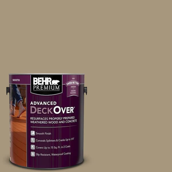 BEHR Premium Advanced DeckOver 1 gal. #SC-151 Sage Smooth Solid Color Exterior Wood and Concrete Coating