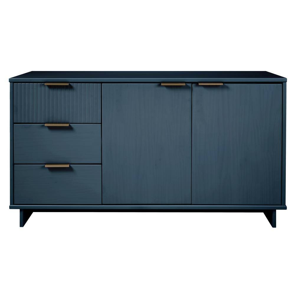 Granville 55" Midnight Blue MDF Modern Sideboard