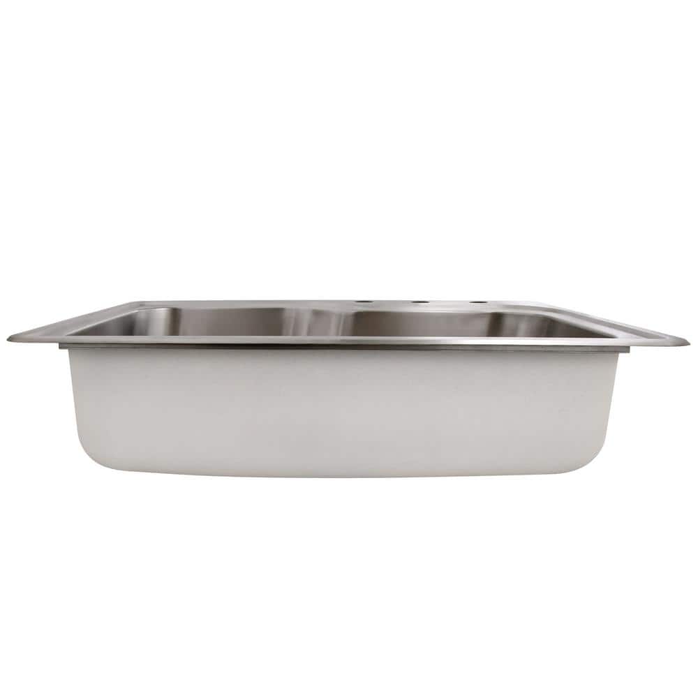 Stainless Steel Single Bowl 33x22x8 Inch Kitchen Sink