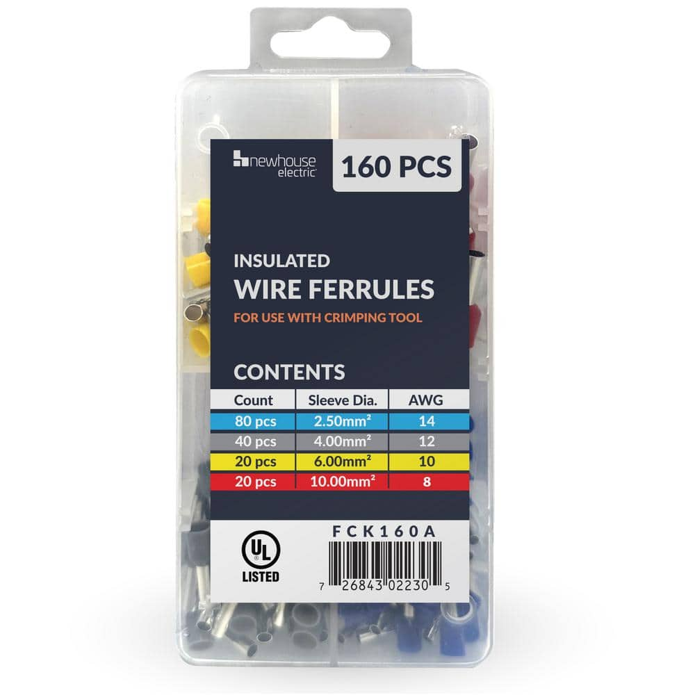 Hardware Essentials 1/16 in. Cable Ferrule in Aluminum (50-Pack) 322202.0 -  The Home Depot