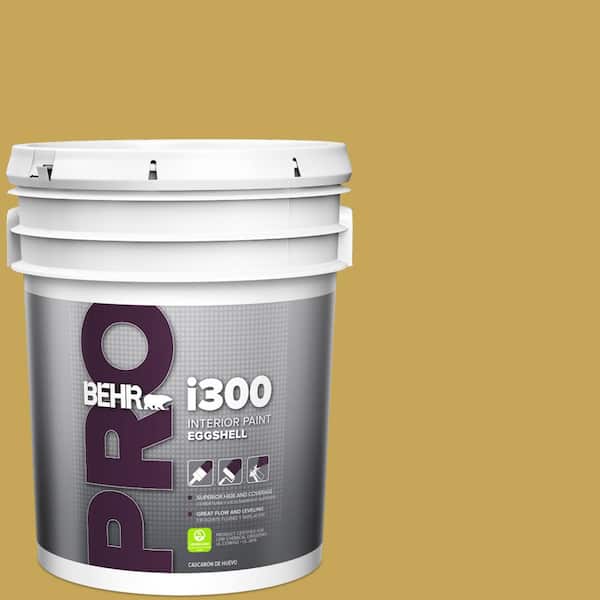 BEHR PRO 5 gal. #PPU6-18 Lemongrass Eggshell Interior Paint