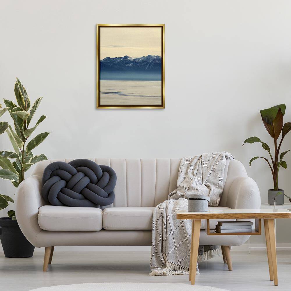 North Shore Landscape by Gemma Bardot Gold Floater Frame Nature Graphic Art Print 31 in. x 25 in. price history on PriceWatchPro