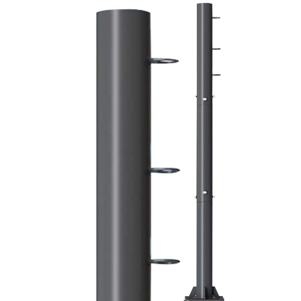10 ft. Outdoor Sunshade Sail Support Pole Heavy Duty Metal Kit for Awning Patio Garden Deck Backyard 3 Dia. price history on PriceWatchPro