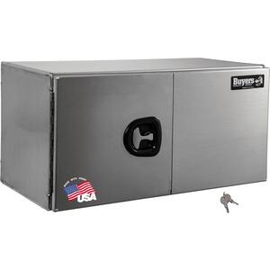 thumbnail image 2 of Buyers Diamond Tread Aluminum Underbody Tool Box - 18x18x30, Model 1705103, Made In USA 2 of 5