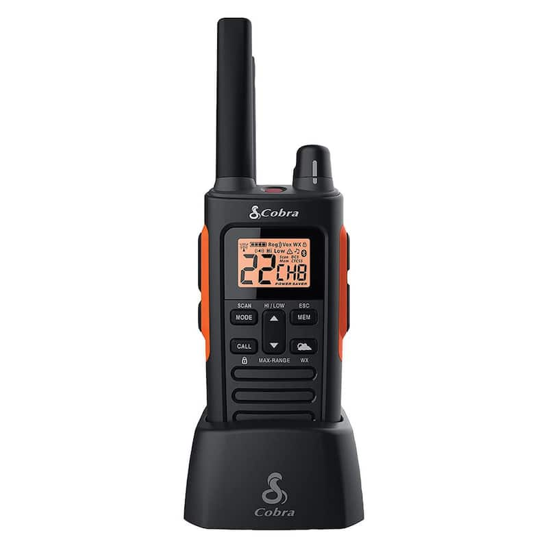 38-Mile-Range Waterproof 2-Way Radio, 2 Pack