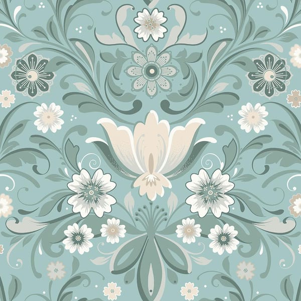 turquoise and white wallpaper