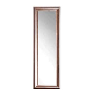 Oversized Dark Brown/Copper Mirror (70 in. H X 15 in. W)