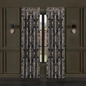 Sayreville Pewter Polyester 84" Window Panel Pair