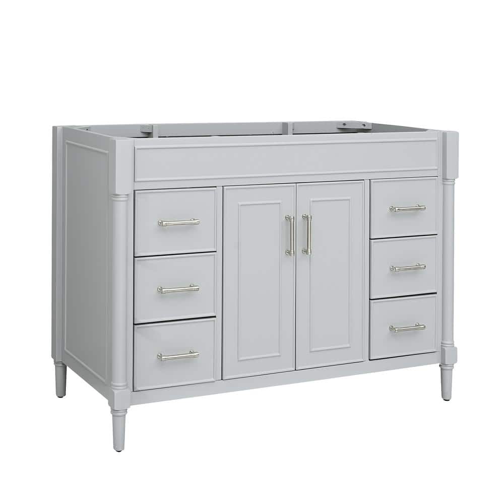 Bristol 48" Light Gray Freestanding Bathroom Vanity Base