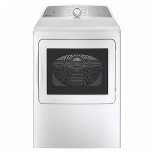 7.4 cu. ft. Smart White Gas Dryer with Sanitize Cycle and Sensor Dry, ENERGY STAR