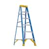 Werner 6 ft. Fiberglass Step Ladder (10 ft. Reach Height) with 250 lb. Load Capacity Type I Duty Rating FS106CZ