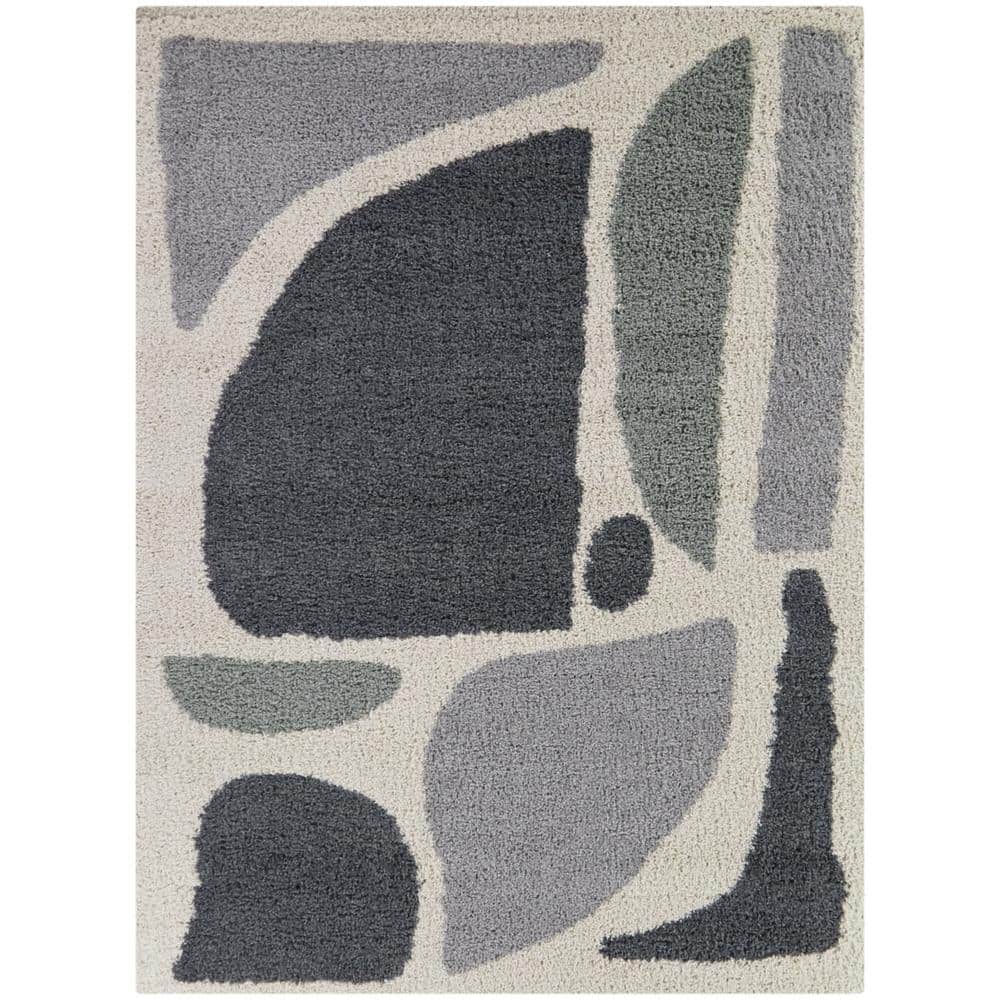 Cesare Grey 8 ft. x 10 ft. Abstract Area Rug price history on PriceWatchPro
